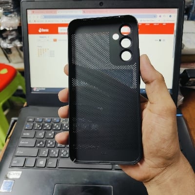 Picture of Cooling Mesh Metal Lens Protection Phone Case For Samsung Galaxy A34 Slim Cover
