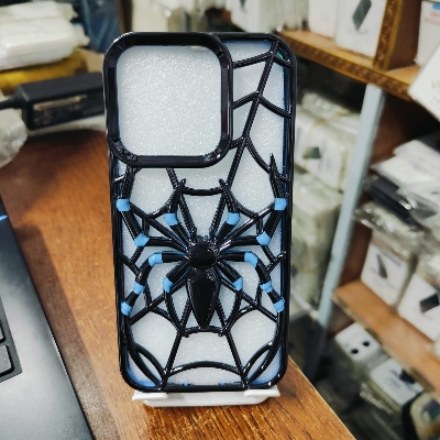 Picture of Personalized hollowed-out spider for iphone 15 Pro phone case