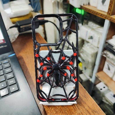 Picture of Personalized hollowed-out spider for iphone 15 Pro phone case