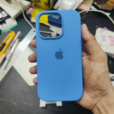 Picture of For Apple iPhone 14 Pro/iPhone 14 pro Soft Microfiber Cloth Back Full Protection Case Cover Cwith Logo Soft Silicone Rubber Phone Case