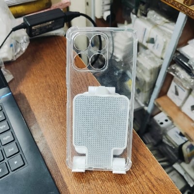 Picture of For Honor X6a/X6A Premium Silicone Case Crystal Clear Soft TPU Ultra-Thin Transparent Flexible Protective Mobile Phone Back Cover