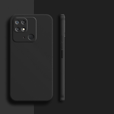Picture of Redmi 10C/Xiaomi Redmi 10 Power– Liquid Silicone Soft Gel Rubber Shockproof Back Cover
