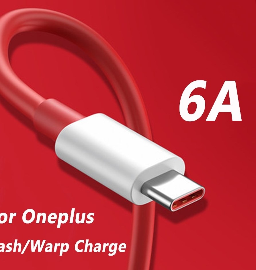 Picture of Oneplus Fast Charging USB Type C Data Cable 100cm 6A for OnePlus 7Pro 7 6T 6 5T 5