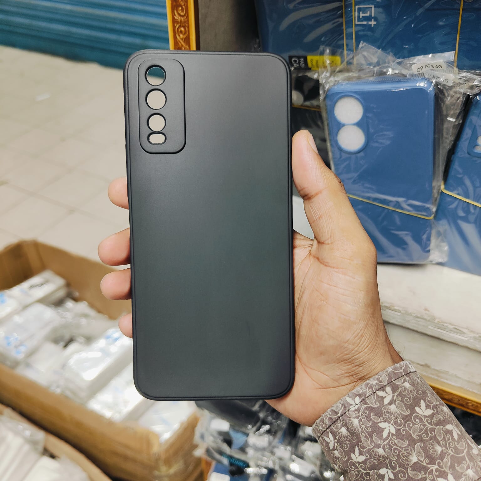 Picture of Vivo Y20 /Y12s/Y20a/Y20i/Y20G/Y20A/Y20 2021 Case – Liquid Silicone Soft Gel Rubber Shockproof Back Cover