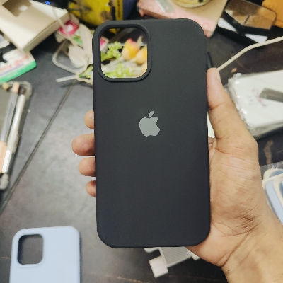 Picture of For iPhone 12 pro max Soft Microfiber Cloth Back Full Protection Case Cover Cwith Logo Soft Silicone Rubber Phone Case Apple iPhone 12 Pro Max