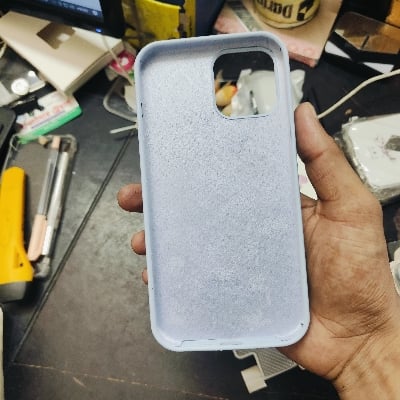 Picture of For iPhone 12 pro max Soft Microfiber Cloth Back Full Protection Case Cover Cwith Logo Soft Silicone Rubber Phone Case Apple iPhone 12 Pro Max