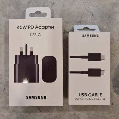 Picture of For Samsung Galaxy S22 Ultra 45W Super Fast Charger PD 3.0 UK EU USB Type C Fast Charging