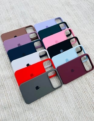 Picture of iPhone 17 / 17 Air / 17 Pro / 17 Pro Max Official Silicone Case All Colours With Apple Logo 100% Best Quality