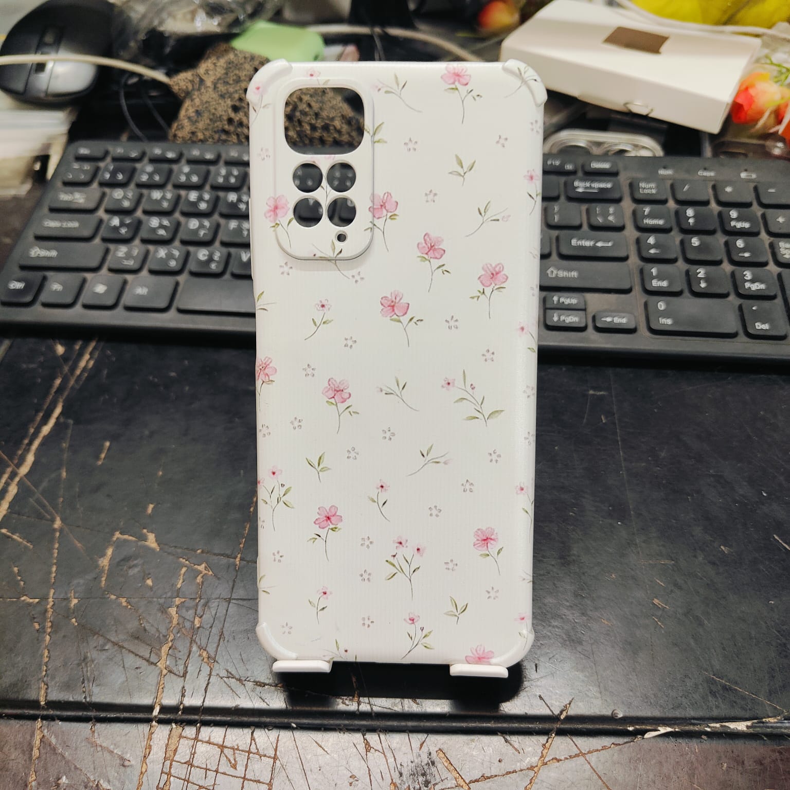 Picture of Xiaomi Redmi Note 11/Note 11S/Note 11 Pro  – Soft Silicone Back Cover with 3 Design Shockproof Protective Cover