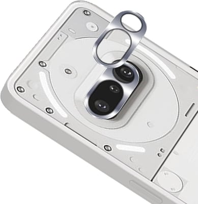 Picture of Nothing Phone 3A Aluminum Alloy Camera Ring Tempered Glass Lens Protective Cover