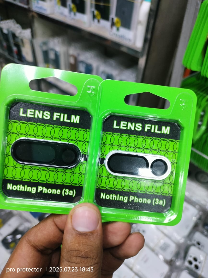 Picture of Nothing Phone 3A Aluminum Alloy Camera Ring Tempered Glass Lens Protective Cover