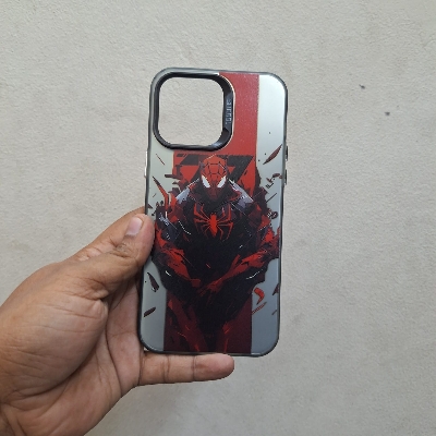 Picture of iphone 14 pro max matte finish graphics premium back cover