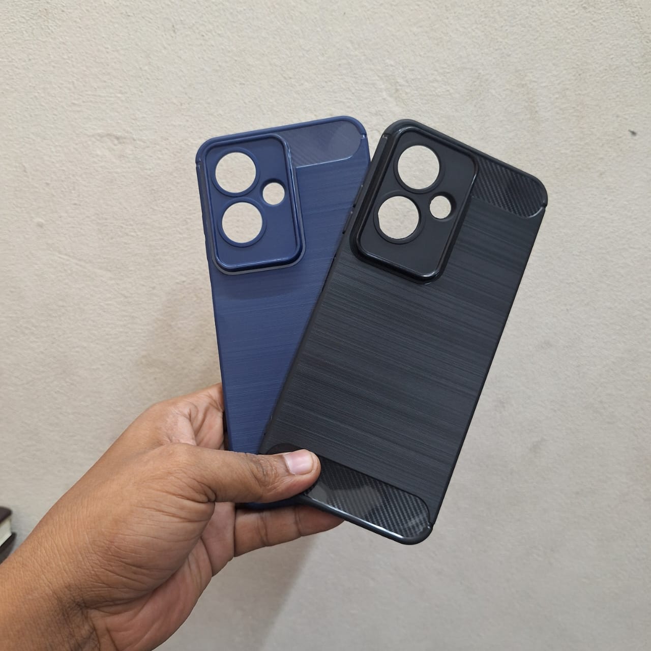 Picture of Symphony Helio 40 Back Cover Carbon Premium Silicone Soft Case With Carbon Fiber Texture Design Official Symphony Helio 40 Back Case Helio 40 Back Cover Symphony-Helio40
