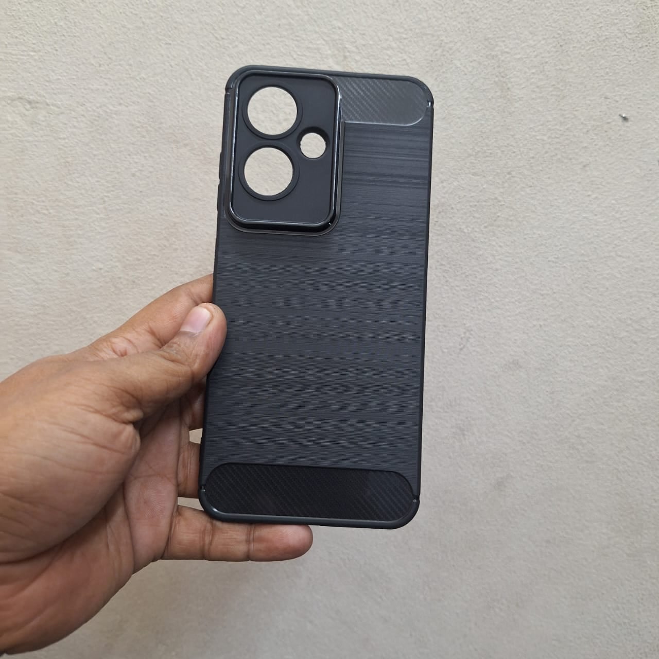 Picture of Symphony Helio 40 Back Cover Carbon Premium Silicone Soft Case With Carbon Fiber Texture Design Official Symphony Helio 40 Back Case Helio 40 Back Cover Symphony-Helio40