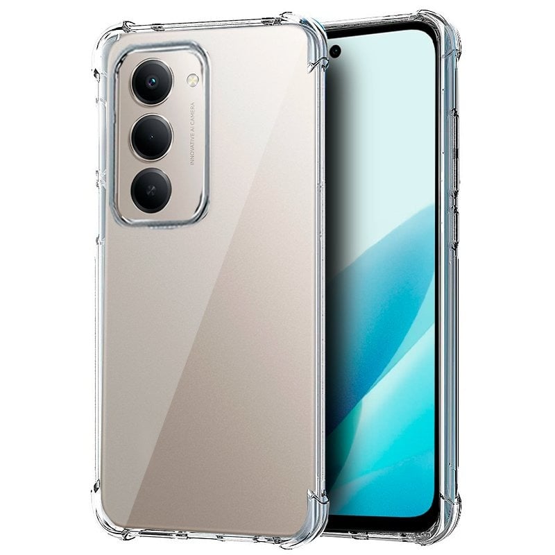 Picture of Xiaomi Redmi 15 5G Premium Silicone Case Crystal Clear Soft TPU Ultra-Thin Transparent Flexible Protective Mobile Phone Back Cover