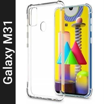 Picture of Samsung Galaxy M31 / Samsung Galaxy M31 Prime / Samsung Galaxy F41 Clear Case Soft Silicone Shockproof Bumper Transparent Premium Shell Back Cover