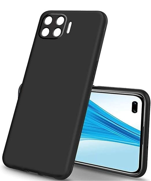 Picture of Oppo F17 Pro Silicone Soft Gel Rubber Slim Liquid Cover Shockproof Protective Anti-Scratch Phone Case