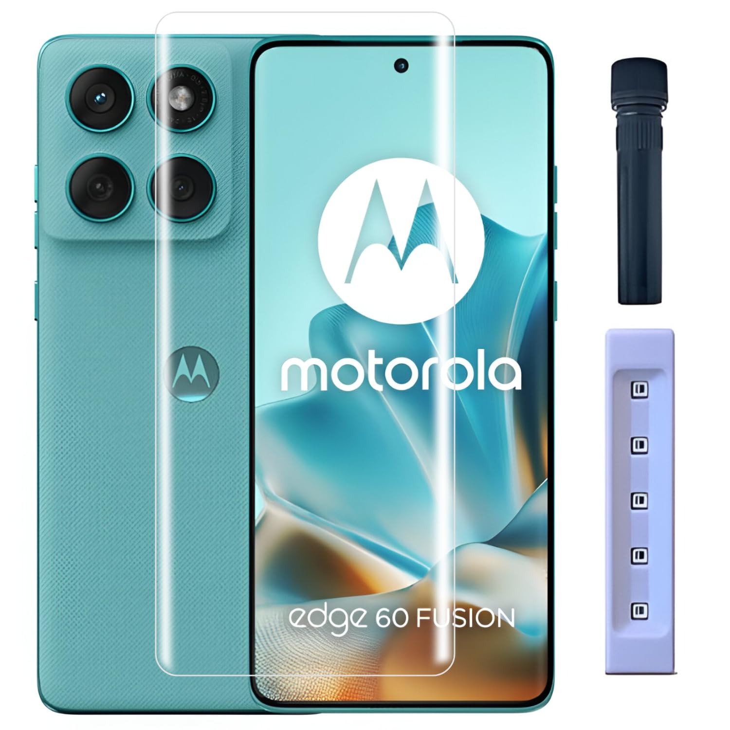 Picture of Tempered Glass For Motorola Edge 60 Fusion Premium HD+ UV Glass Screen Protector Guard