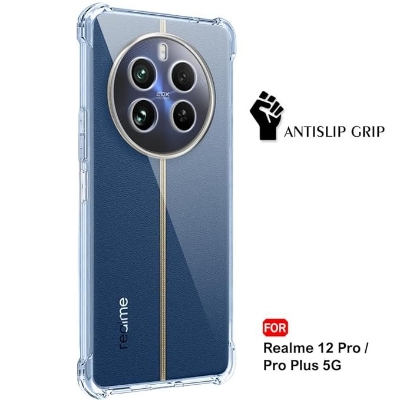 Picture of For Realme 12 Pro / Realme 12 Pro+ 5g / Realme 12+ Back Case Camera Protection Transparent Protective Mobile Phone Back Cover