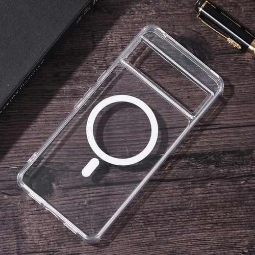 Picture of Magsage Anti Yellow Unique Case For Google Pixel Pixel 7 Pro, Pixel 8 ,Pixel 8a ,Pixel 8 pro ,Pixel 9 , Pixel 9a ,Pixel 9pro ,Pixel 9, pro XL,6,Pixel 6 pro , Pixel 6a ,Pixel 7, Pixel 7A, Clear Hard Transparent Phone Back Cover