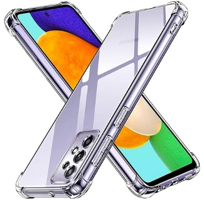 Picture of Samsung Galaxy A23 5G Flexible Clear Transparent Soft TPU Back Case Cover With Bumper