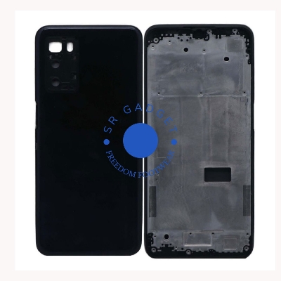 Picture of Replacement Full Body Housing for Oppo A16 Body Panel With Side Frame and Camera Lens