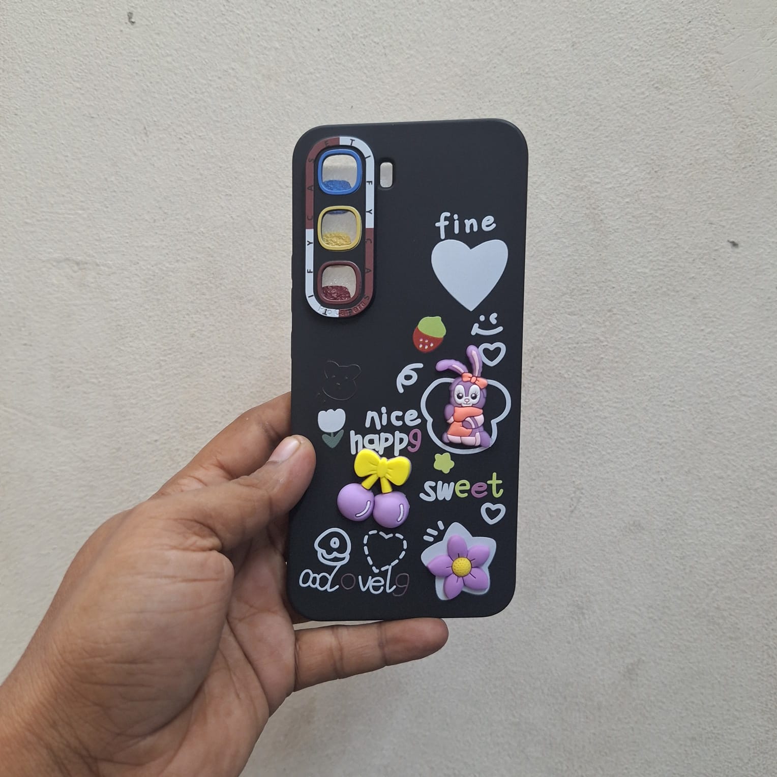 Picture of Infinix Hot 60 pro plus / Hot 60 pro  plus butterfly ladies back cover
