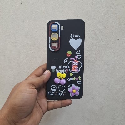 Picture of Infinix Hot 60 pro plus / Hot 60 pro  plus butterfly ladies back cover
