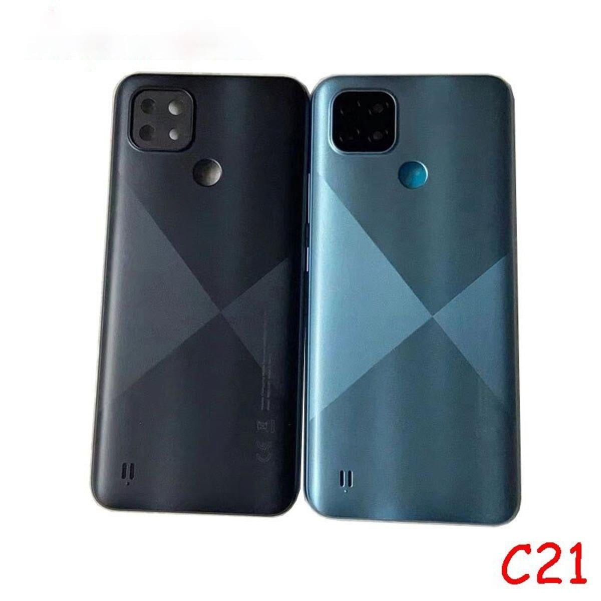 Picture of Replacement Backshell For Realme C21 Back Battery Cover Rear Panel Door Housing Case - Camera - Phone Back Cover