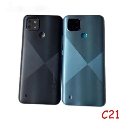 Picture of Replacement Backshell For Realme C21 Back Battery Cover Rear Panel Door Housing Case - Camera - Phone Back Cover