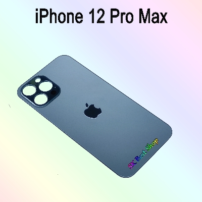 Picture of Backshell for iPhone 12 Pro Max Replacement Back Battery Cover Back Rear Glass Case - camera