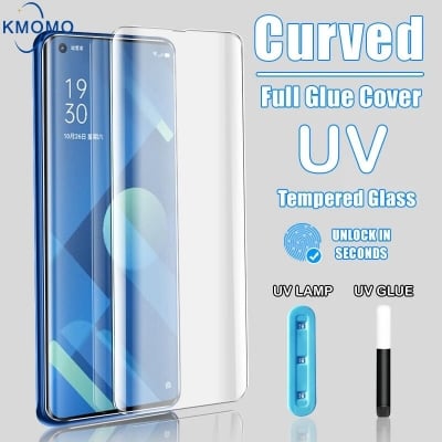 Picture of UV Tempered Glass For VIVO V40 V30 V30e V29 5G V29 Lite Y78+ Y78 V27 V25 Pro IQOO 10 11 9 8 Pro S18 X90 X80 X70 X60 Pro Pro+ Full Glue Protective Film