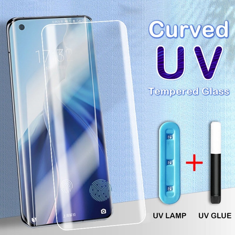 Picture of Oppo Find X2 Pro/Oppo Find X2 Full HD Curved Edge Liquid UV Tempered Glass Screen Protector