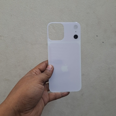 Picture of Latest Convert Back Glass For iPhone 15 Pro Max to 17 Pro Max Upgrade Phone Converter Glass & Transparent Dust Plug Case