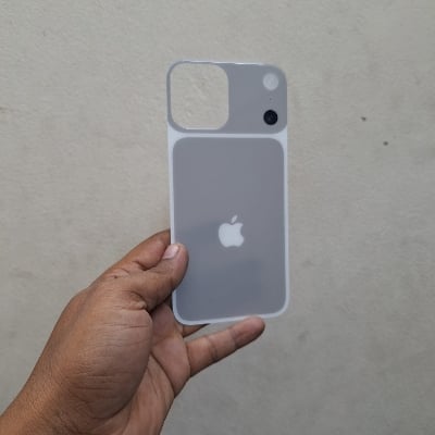 Picture of Latest Convert Back Glass For iPhone 16 Pro Max to 17 Pro Max Upgrade Phone Converter Glass & Transparent Dust Plug Case