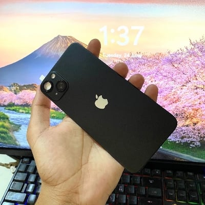 Picture of iPhone XR to iPhone 13 Converter Back Sheet for Camera Look and Protection