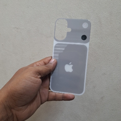Picture of Back Converter Glass for iPhone 16 to iphone 17  Tempered Glass & Clear Phone Case