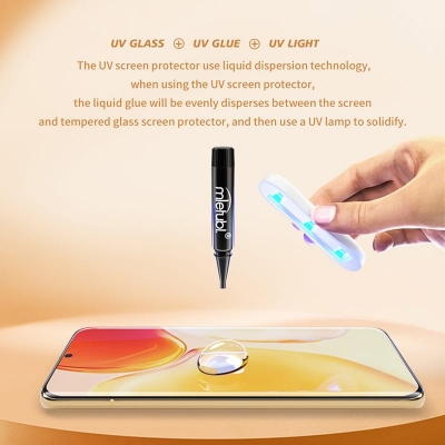 Picture of Realme P2 Pro Full HD Curved Edge Liquid UV Tempered Glass Screen Protector – 9H Hardness, Full Coverage Premium Protection