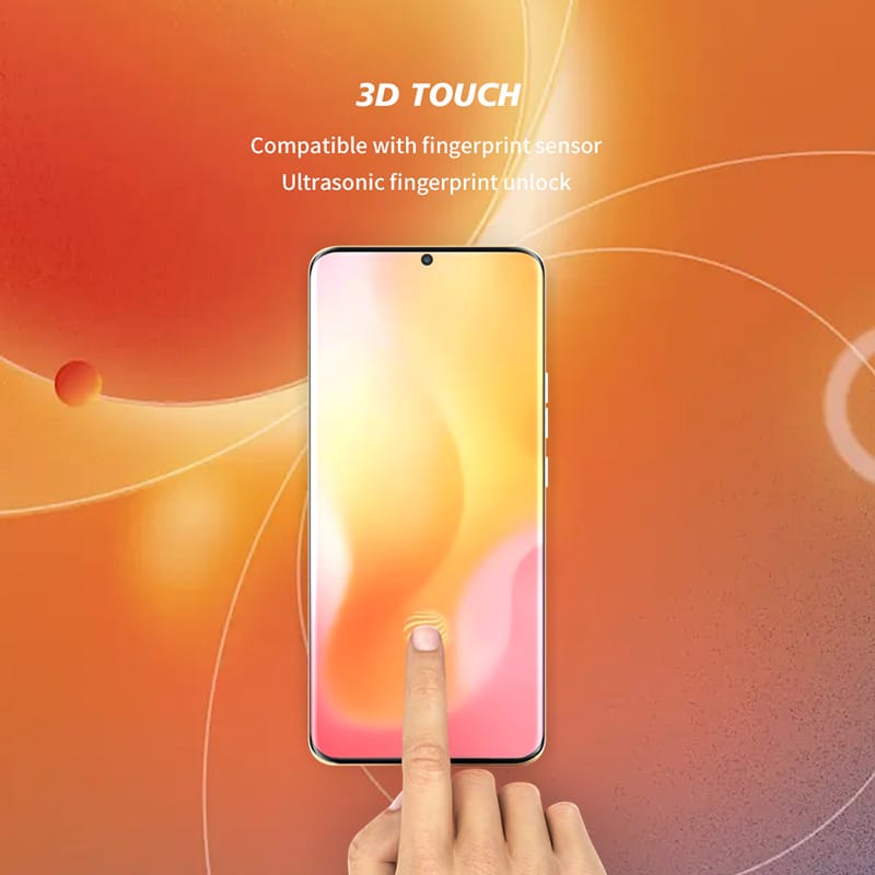 Picture of OnePlus 9 Pro Full HD Curved Edge Liquid UV Tempered Glass Screen Protector
