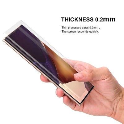 Picture of Xiaomi 12 Pro Full HD Curved Edge Liquid UV Tempered Glass Screen Protector – 9H Hardness, Full Coverage Premium Protection