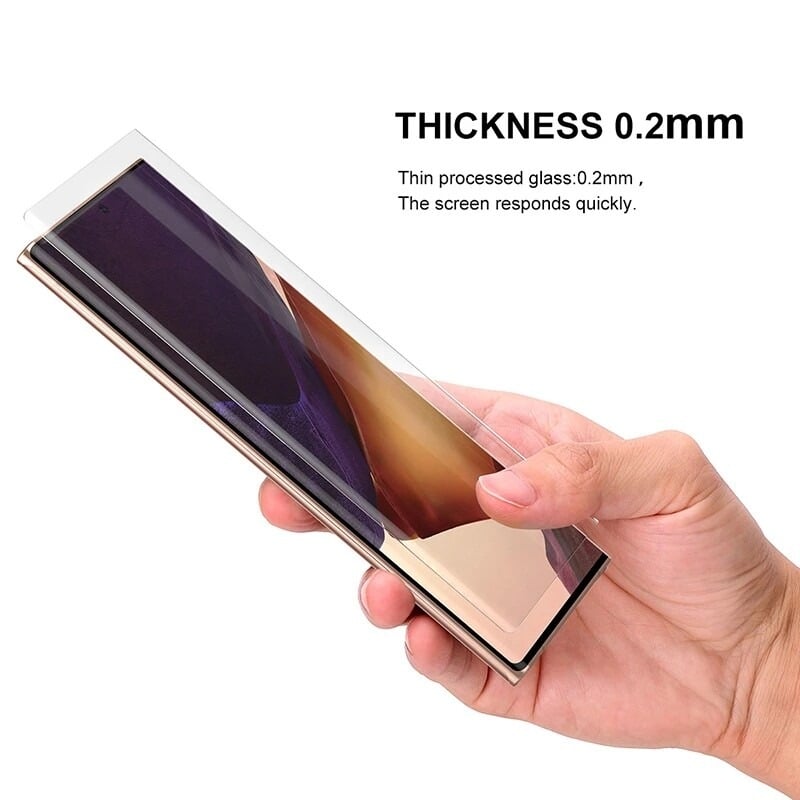 Picture of vivo X80/vivo X80 pro Full HD Curved Edge Liquid UV Tempered Glass Screen Protector – 9H Hardness, Full Coverage Premium Protection