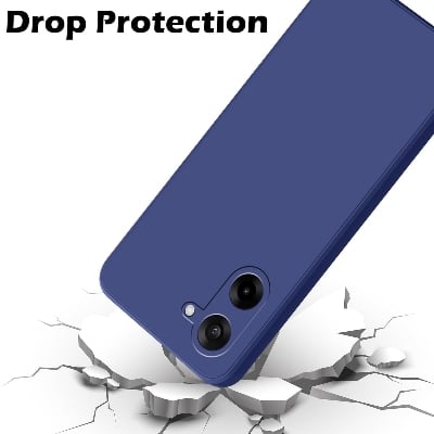 Picture of OnePlus Nord CE5 / CE 5 (5G) Case – Ultra Slim Matte Soft Rubberized Back Cover with Camera Bump Protection & Velvet Inner Lining
