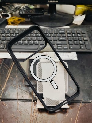 Picture of For Iphone 17 Pro Transparent Q Series Magsafe Protective Back Cover Clear Case