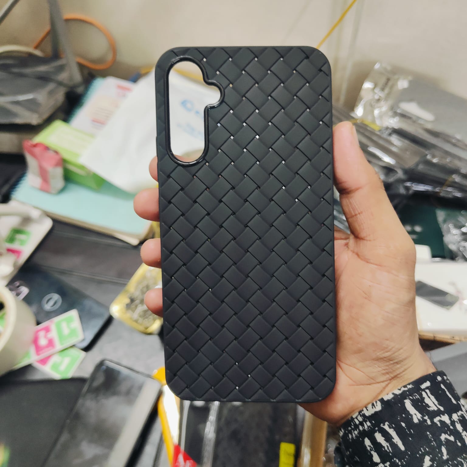 Picture of Samsung Galaxy A34 Phone Case Slim Pati Soft TPU Slim Fashion Non-Slip Protective Back Cover