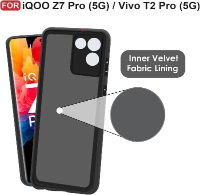 Picture of Silicone Phone case for iQOO Z7 Pro / Vivo T2 Pro 5G / Vivo S17e Liquid Silicon Mobile Back Case Soft Silicone Phone Cover