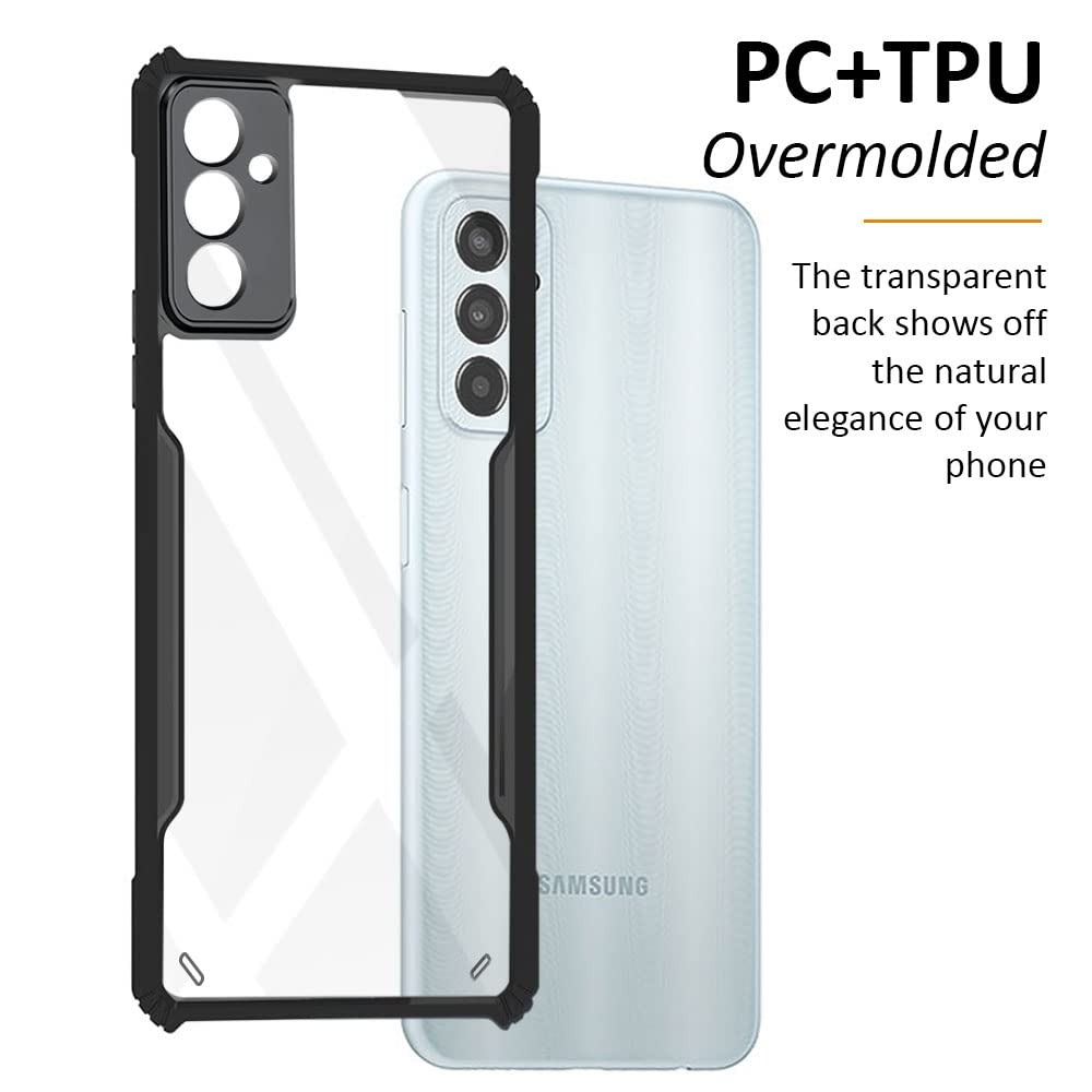 Picture of For Samsung Galaxy F23 5G / Samsung Galaxy M23 Edge-Reinforced Shockproof Cushion Back Clear Hybrid Transparent Hard Cover Casing