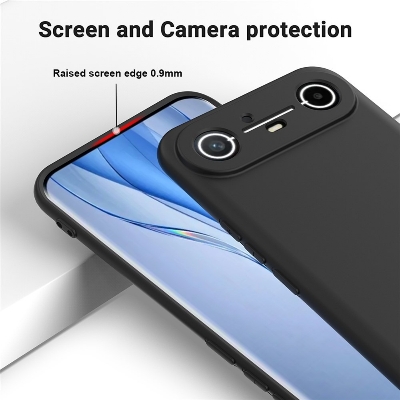 Picture of Tecno Pova Slim Silicone Matte Flexible Soft Phone Case - Black - Phone Back Cover