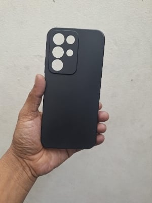 Picture of For Realme C85 Pro Back Cover Heavy Strong Logo Liquid Silicone Soft Gel Rubber Carbon Cases Shockproof Cover Case Realme C85 Pro Phone Back Cove