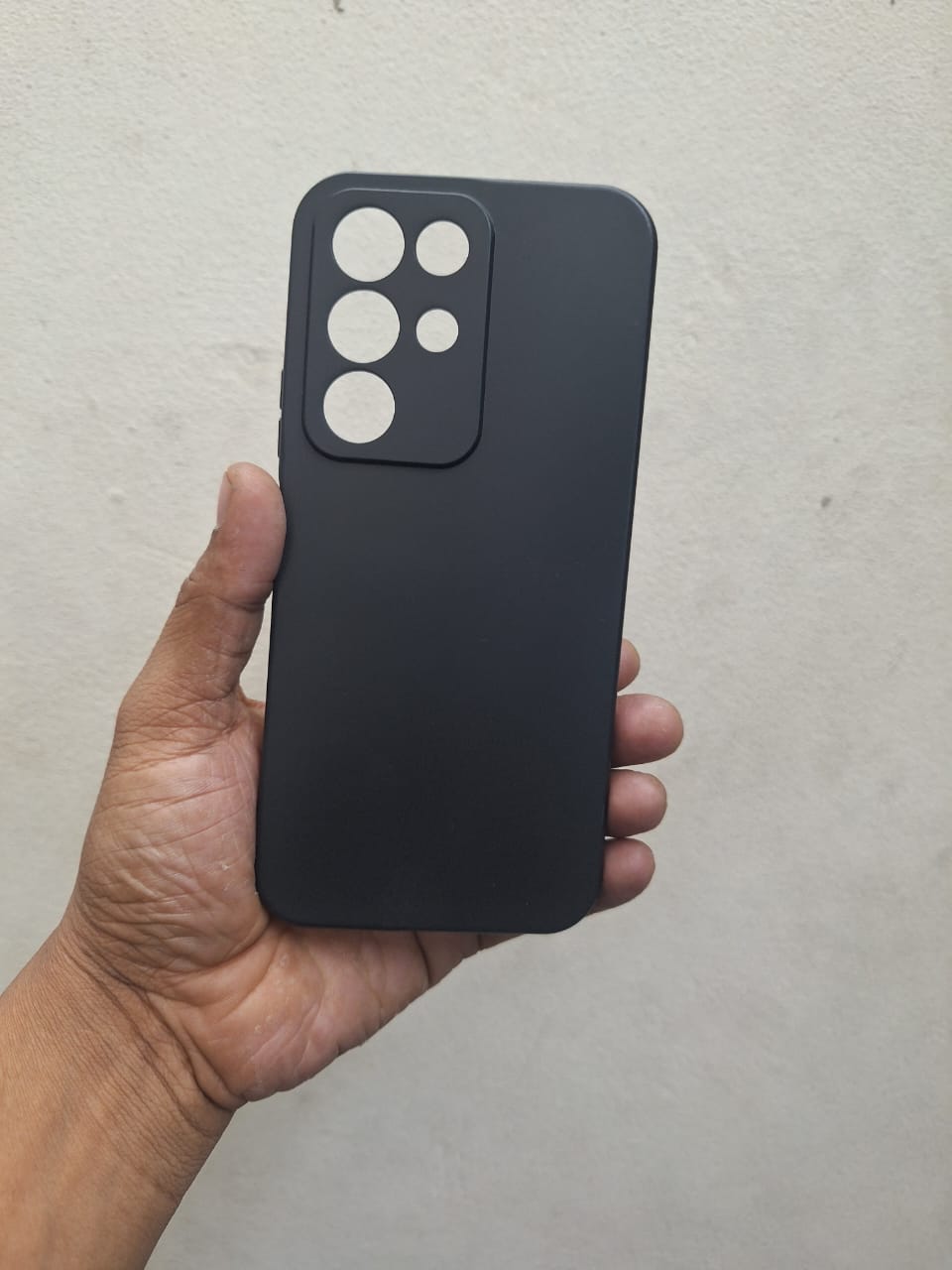 Picture of For Realme C85  Back Cover Heavy Strong Logo Liquid Silicone Soft Gel Rubber Carbon Cases Shockproof Cover Case Realme C85  Phone Back Cove