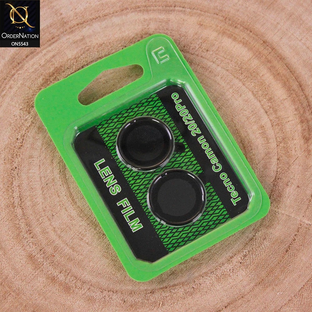 Picture of Tecno Camon 20/Camon 20 Pro Metal Ring Aluminum Alloy Camera Lens Screen Cover